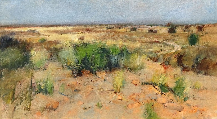 WALTER VOIGT, LATE AFTERNOON NEAR ROGELLA PAN, TSWALU
OIL  ON CANVAS