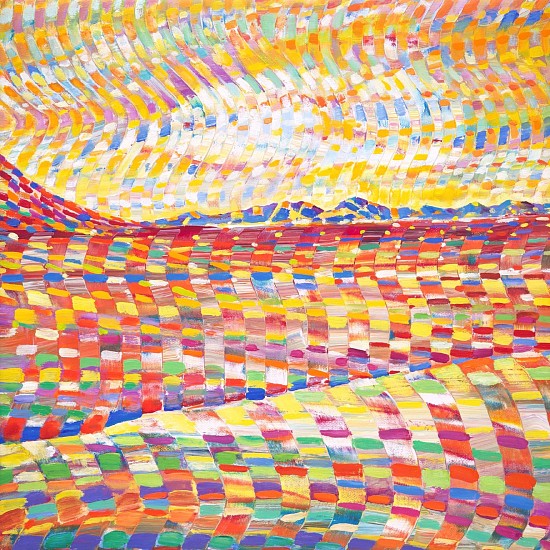 GARY STEPHENS, TSWALU FROM ABOVE DEDEBEN, LATE AFTERNOON
2024, OIL  ON CANVAS