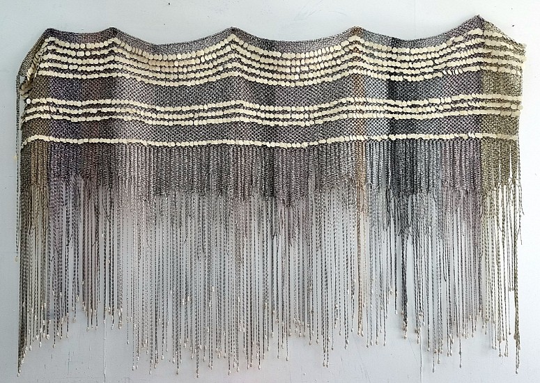 LIZA GROBLER, PRAYER
2024, FIBRE, AIR DRYING CLAY AND OSTRICH EGG BEADS