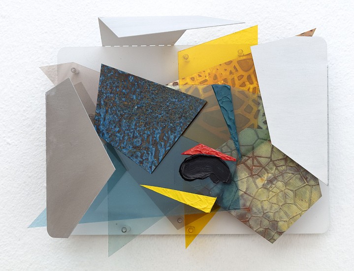 NEIL LOWE, COM-PLICARE I
2024, FOLDED, LASER-CUT AND PERFORATED ALUMINIUM, AEROSOL, ACRYLIC PAINT, LASER