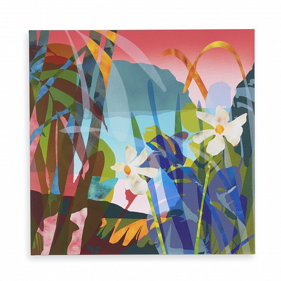 NEILL WRIGHT, SENSE OF NEW BEGINNINGS
2024, ACRYLIC AND COLLAGE ON CANVAS