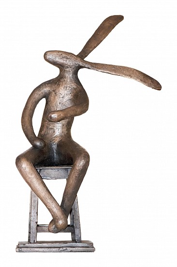 GUY PIERRE DU TOIT, HARE ON CHAIR 5 (MEDIUM)
2025, BRONZE