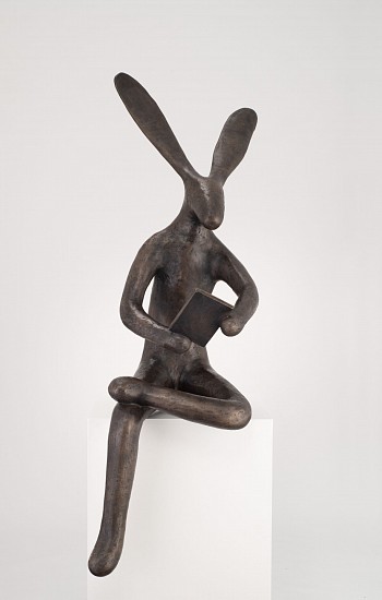 GUY PIERRE DU TOIT, HARE READING (LARGE)
2022, BRONZE