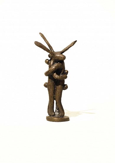 GUY PIERRE DU TOIT, HARE HUG
2025, BRONZE