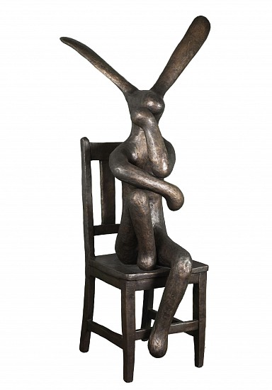 GUY PIERRE DU TOIT, HARE ON CHAIR (MONUMENTAL)
2025, BRONZE