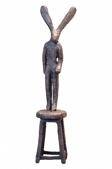 GUY PIERRE DU TOIT, HARE ON CHAIR (MINI) 1, EDITION 1/1
2025, BRONZE