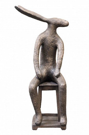 GUY PIERRE DU TOIT, HARE ON CHAIR 2 (MEDIUM)
2025, BRONZE