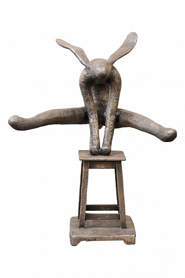 GUY PIERRE DU TOIT, HARE ON CHAIR 3 (MEDIUM)
2025, BRONZE