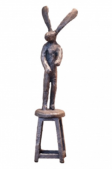 GUY PIERRE DU TOIT, HARE ON CHAIR (MINI) 3, EDITION 1/1
2025, BRONZE