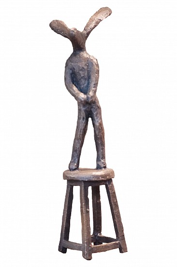 GUY PIERRE DU TOIT, HARE ON CHAIR (MINI) 4, EDITION 1/1
2025, BRONZE