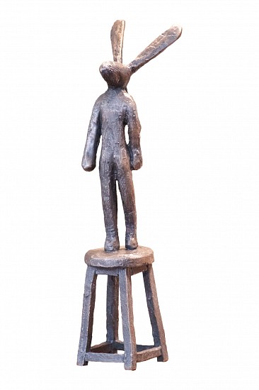 GUY PIERRE DU TOIT, HARE ON CHAIR (MINI) 7, EDITION 1/1
2025, BRONZE