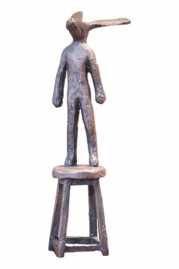 GUY PIERRE DU TOIT, HARE ON CHAIR (MINI) 8, EDITION 1/1
2025, BRONZE