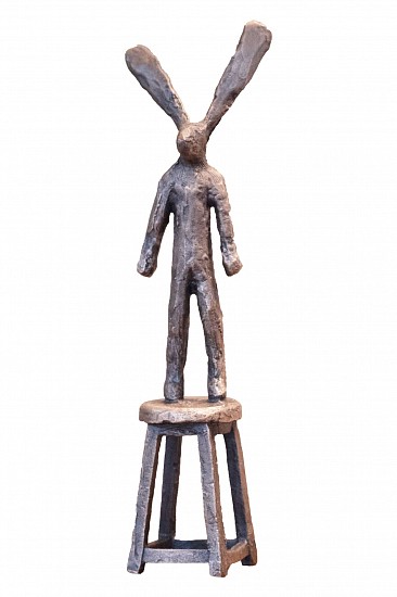 GUY PIERRE DU TOIT, HARE ON CHAIR (MINI) 10, EDITION 1/1
2025, BRONZE