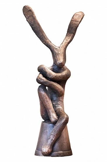 GUY PIERRE DU TOIT, HARE ON FLOWER POT 5 (SMALL), EDITION 1/1
2025, BRONZE