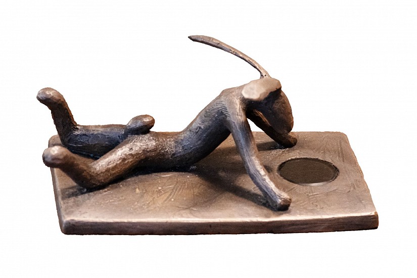 GUY PIERRE DU TOIT, HARE REFLECTIONS 2, EDITION 1/1<br />
2025, BRONZE