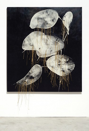 SANELL AGGENBACH, HEALER
2017, PRINTED CANVAS AND RAYON THREAD