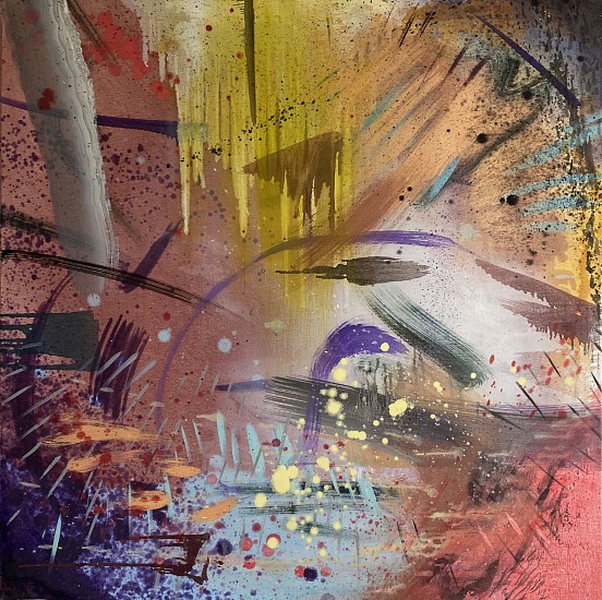 MATTHEW HINDLEY, THE FOUNTAIN I
2020, OIL  ON CANVAS