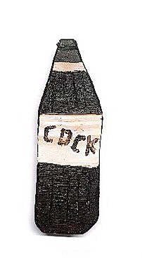 BRETT CHARLES SEILER, REFRESHMENT IV
2022, BITUMEN, ROOF PAINT ON PINE