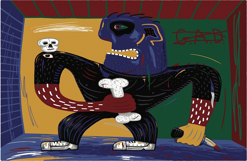 NORMAN CATHERINE, ARMED RESPONSE
2018, SILKSCREEN