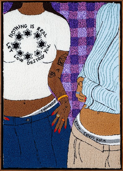 TALIA RAMKILAWAN, YOU'RE SO BEAUTIFUL AND THEN YOU'RE SO UGLY
WOOL AND CLOTH ON HESSIAN