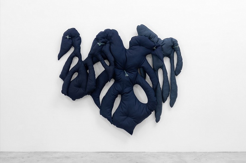 SANELL AGGENBACH, MONSTERA DELICIOSA
2026, FABRIC AND SOLID BRONZE ARROWS