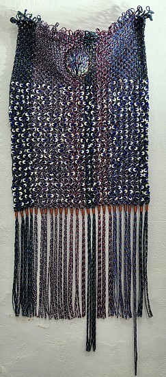 LIZA GROBLER, BLUE A PARAGRAPH OF EVENING SKY
2026, ROPE OSTRICH EGG SHELL AND PORCELAIN