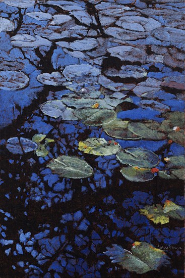 JOHN MEYER, A DARK POND (20126)
2026, MIXED MEDIA ON CANVAS