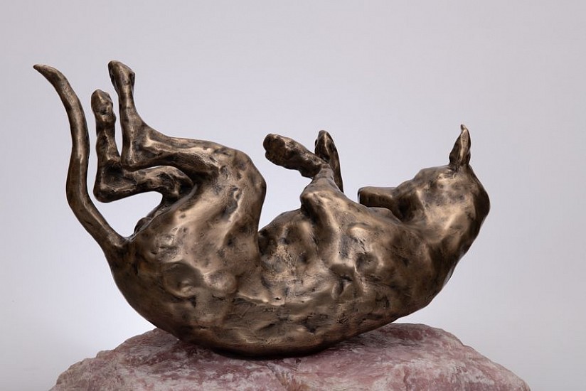 NICOLA  BAILEY, (MY) FAMILIAR SHADOW
2022, BRONZE ON ROSE QUARTZ