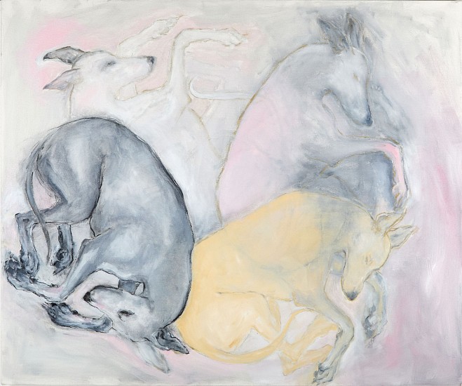 NICOLA  BAILEY, OTHER GHOSTS
2025, OIL AND CHARCOAL ON CANVAS