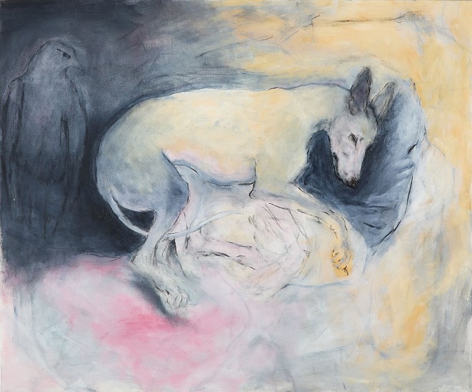 NICOLA  BAILEY, NIGHTS COMPANIONS
2025, OIL AND CHARCOAL ON CANVAS