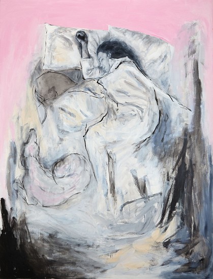 NICOLA  BAILEY, SOFT DREAMING
2025, OIL AND CHARCOAL ON CANVAS