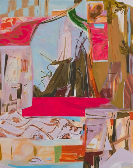 JEANNE HOFFMAN, CROSS - SECTIONS SLIPPING INTO TRANSFERENCE
2026, ACRYLIC ON ITALIAN COTTON
