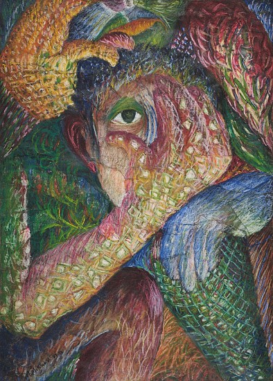 MMAKGABO MMAPULA HELEN SEBIDI, THE HIDERS
1989 - 1992, PASTEL ON PAPER