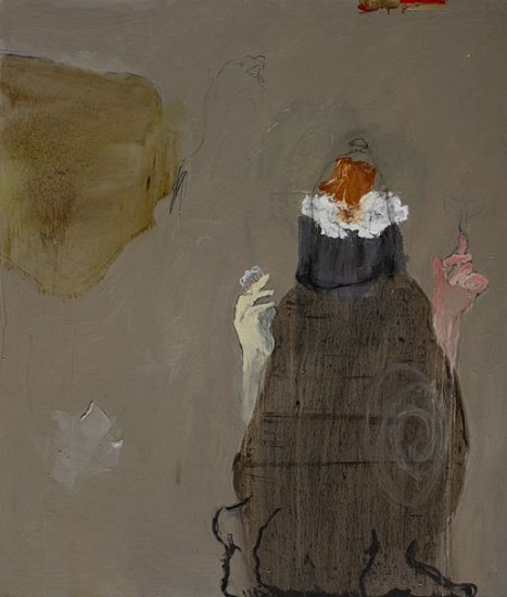 LORIENNE LOTZ, UBU IN THE WHITE HOUSE
2026, OIL AND CHARCOAL ON CANVAS