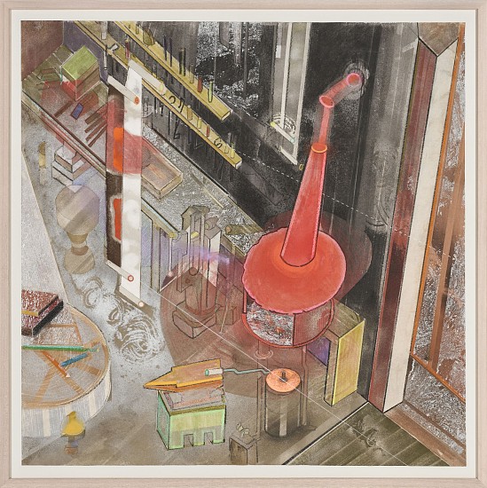 KAREL NEL, THE SORCERER, IMPASSE RONSIN, PARIS
2026, PASTEL AND PIGMENT ON BONDED FIBRE FABRIC