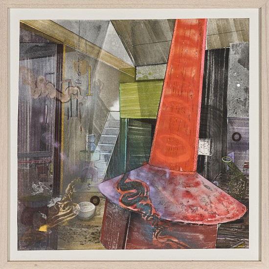 KAREL NEL, THE KUNDALINI FORGE, IMPASSE RONSIN, PARIS
2026, PASTEL AND PIGMENT ON BONDED FIBRE FABRIC
