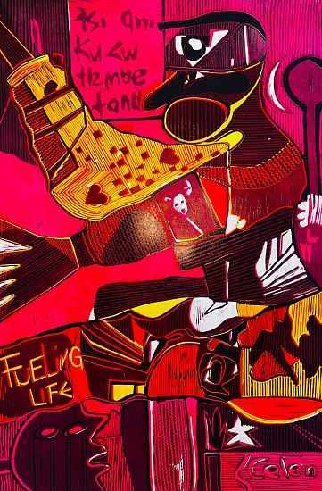 BLESSING NGOBENI, REFUSAL TO RIPEN III
2026, LINO ON PAPER