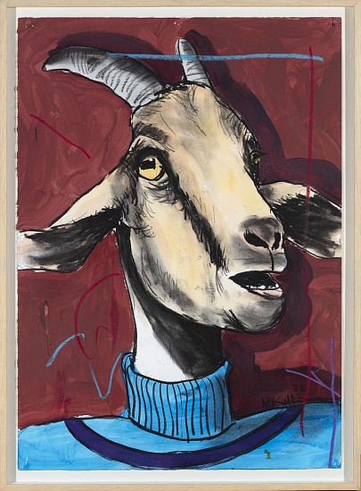 COLBERT MASHILE, THE CITIZEN II (2)
2026, ACRYLIC AND PASTEL ON FABRIANO PAPER