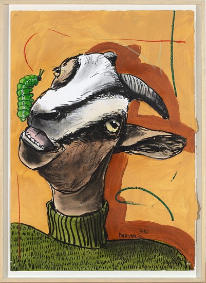 COLBERT MASHILE, THE CITIZEN II (3)
2026, ACRYLIC AND PASTEL ON FABRIANO PAPER