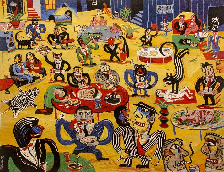 NORMAN CATHERINE, SOCIAL CLUB
2025, TAPESTRY