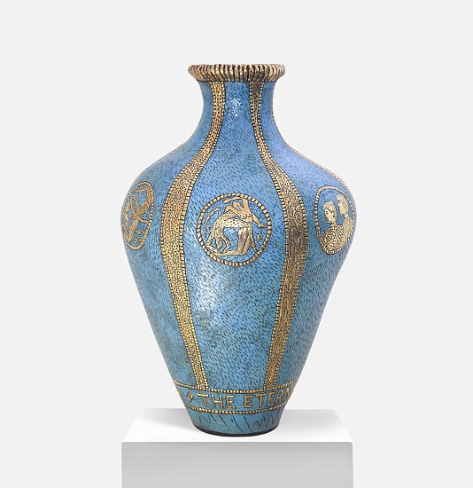 LUCINDA MUDGE, THE ETERNAL DANCE
2026, CERAMIC, GOLD LUSTRE